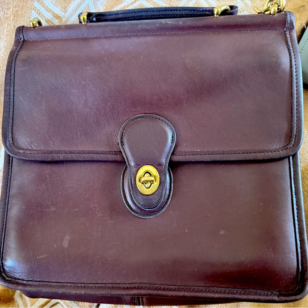 Vintage COACH Willis Brown Bag